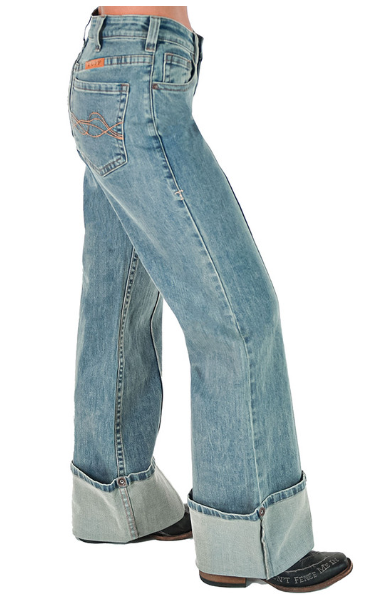 High Waist DFMI Big Cuff Jeans