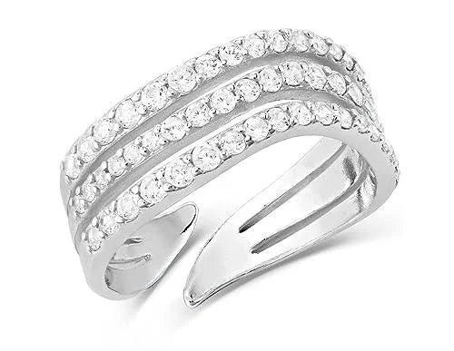Calm Waters Crystal Ring