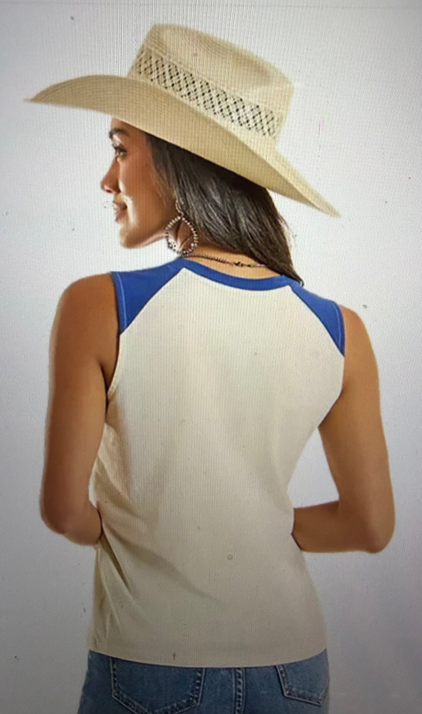 "Honky Tonkin" Graphic Sleeveless Tee