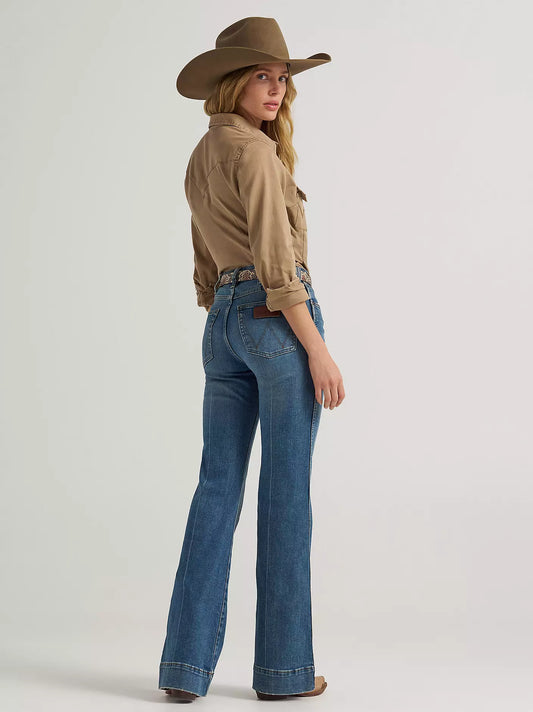 Retro High Rise Trouser