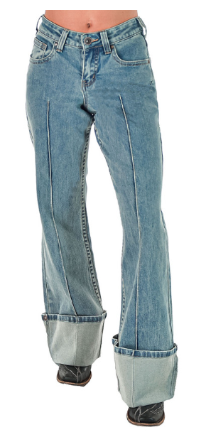 High Waist DFMI Big Cuff Jeans