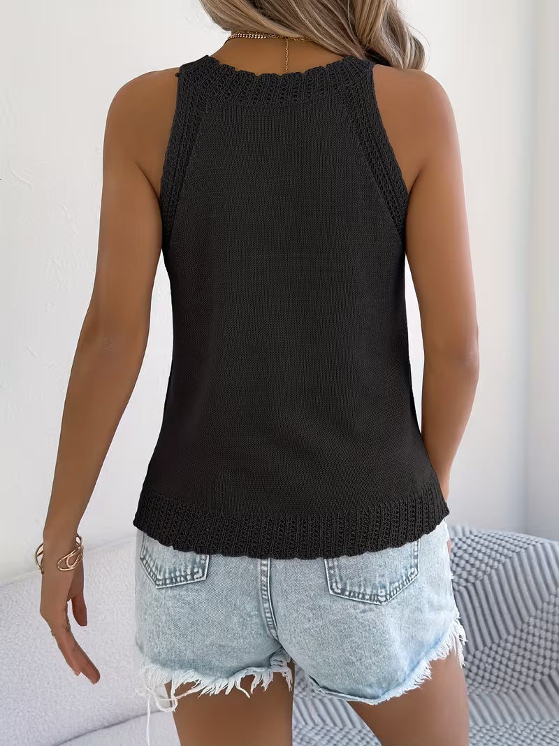 Round Neck Summer Top