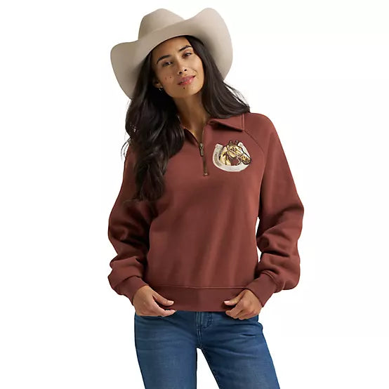 Wrangler 1/4 zip sweatshirt