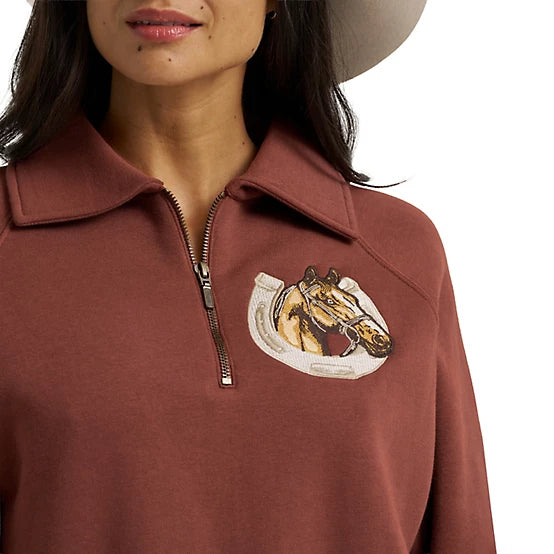 Wrangler 1/4 zip sweatshirt