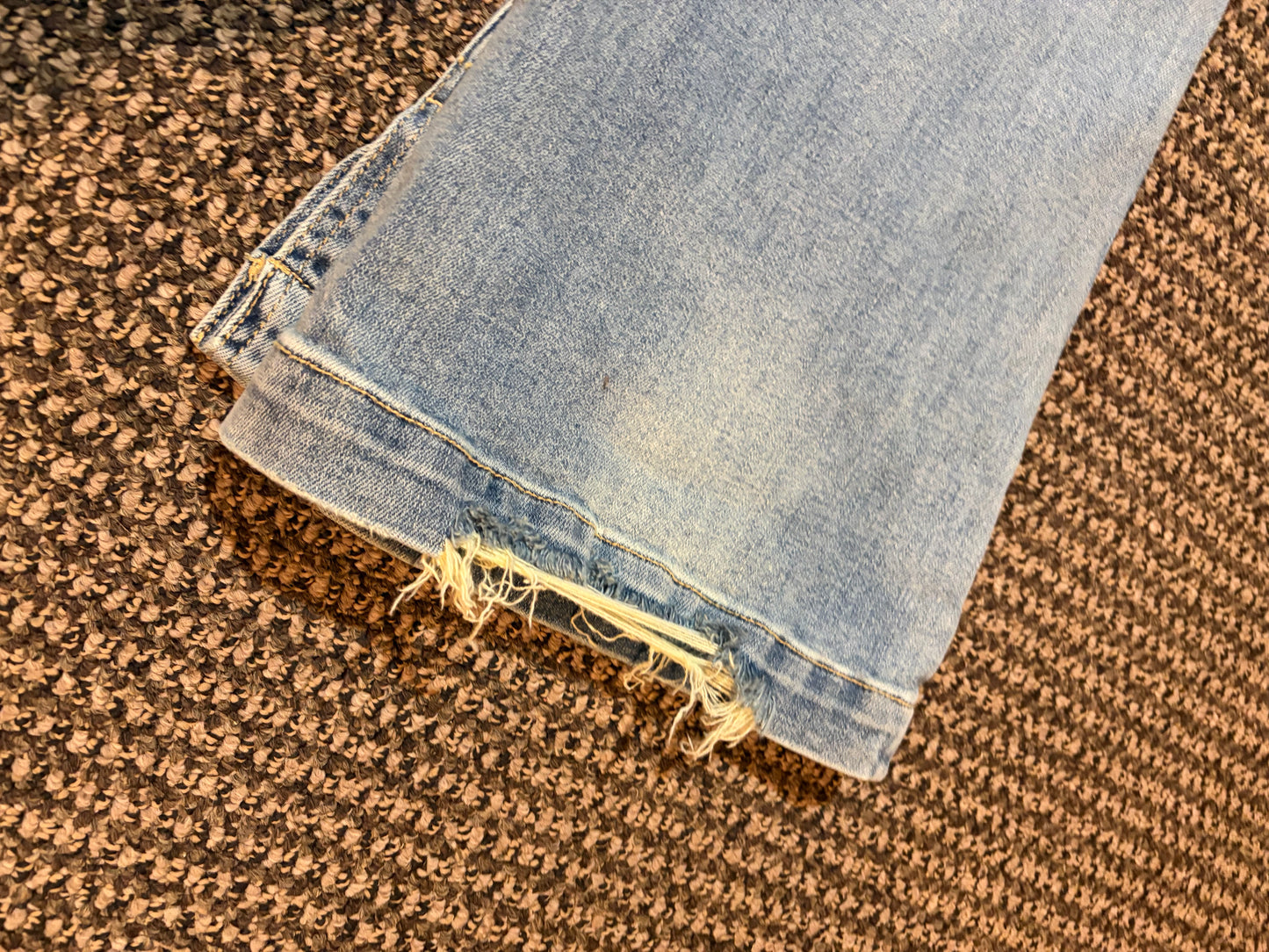 Mid Rise Flare Jeans