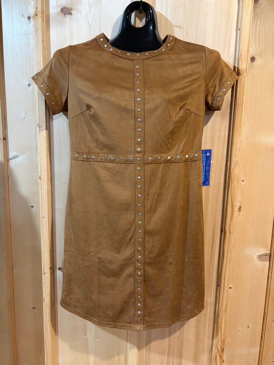 Studded Cap Sleeve Dress