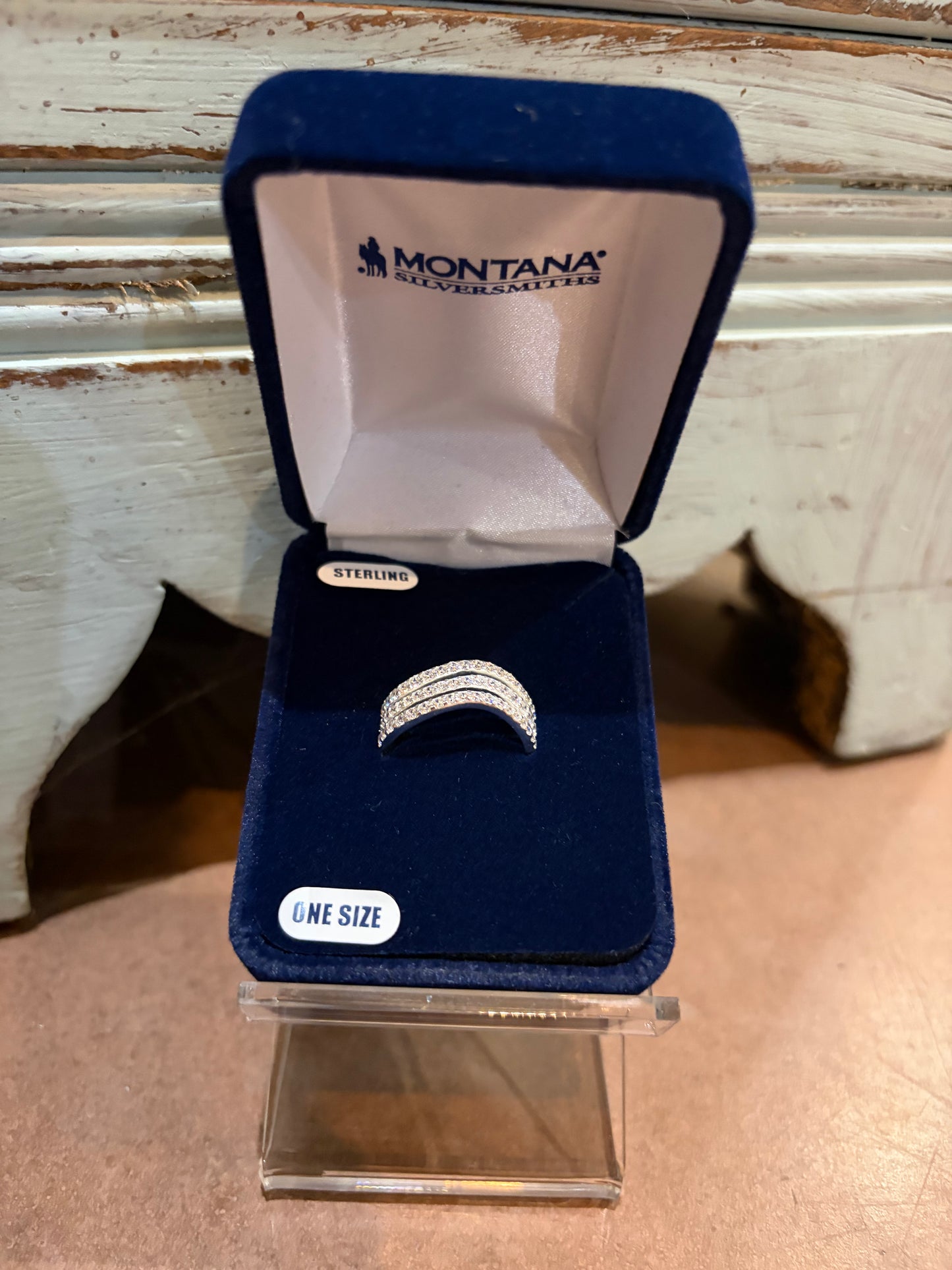 Calm Waters Crystal Ring
