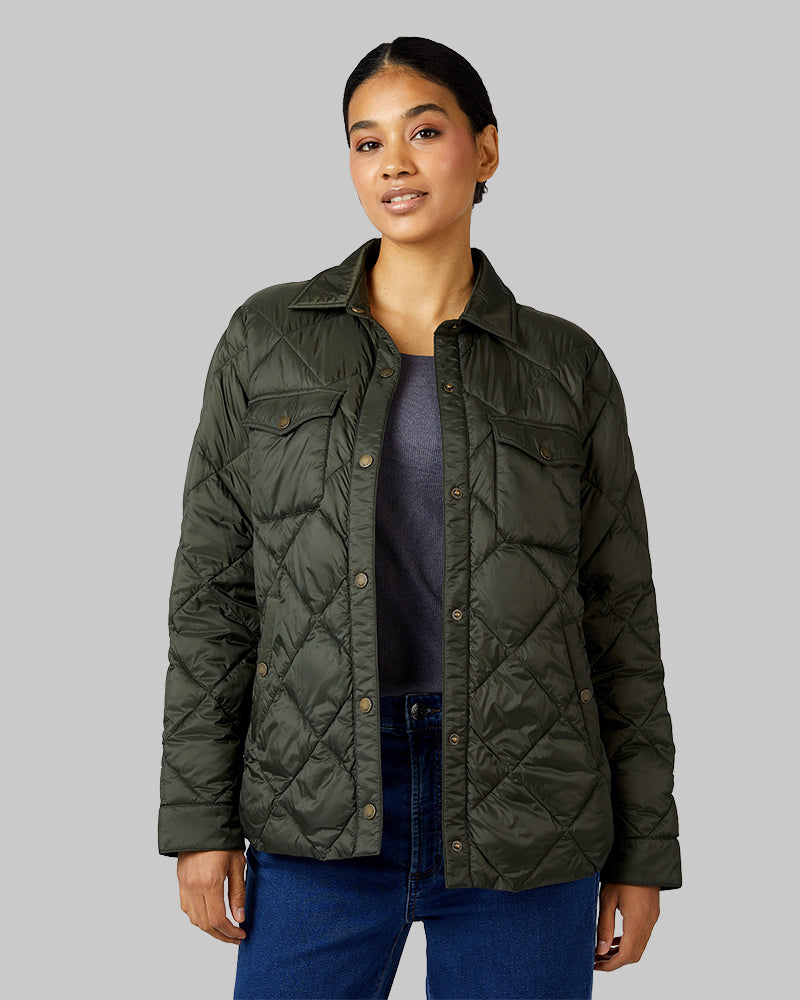 Lightweight Packable Shirt Jacket -
