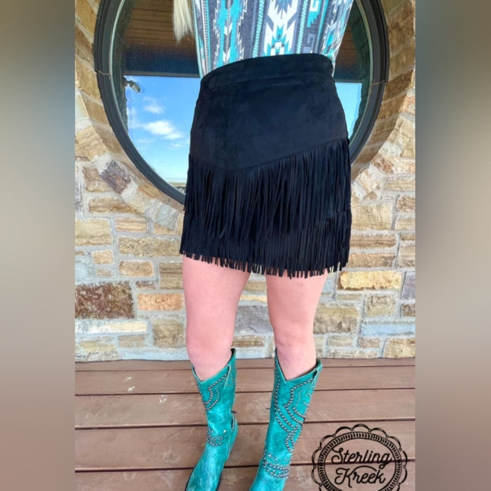 Fort Worth Fringe Skirt