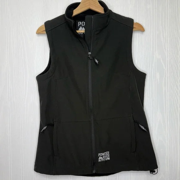 Women's Black Softshell Vest