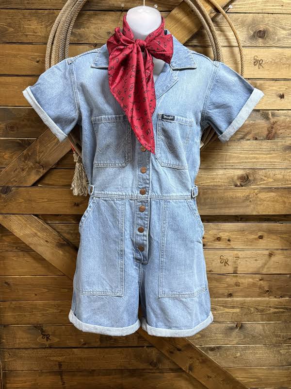 Denim Utility Romper